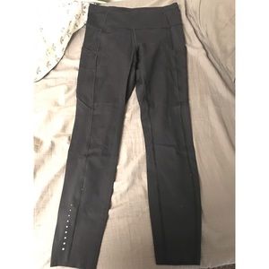Lululemon black fast & free leggings